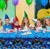 PHOGARY 3 Pack Blue Video Game Tablecloth - Geek Theme Birthday Party Decorations Supplies for Kids Player, 108 x 54
