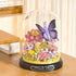 HI-REEKE Flower Butterfly Bouquet Building Block Set, 582 PCS Micro Mini Botanical Building Toy for Women