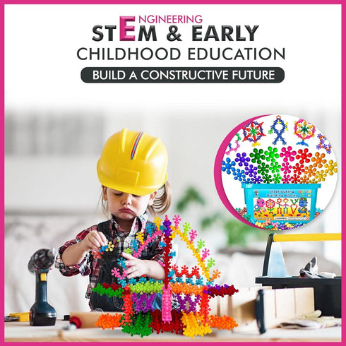 300 Pieces Building Blocks - Kids STEM Educational Toys, Interlocking Discs Sets for Preschool Boys and Girls Aged 3+