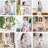 GAGAKU Kids Baby Carrier for Dolls, American Girl Bitty Realistic Baby Dolls Stuffed Animal Carrier - Blue Flowers