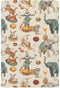 Pigsaly Crib Sheets Elephants Rabbits Tiger Vintage Circus Baby Sheet for Standard Crib