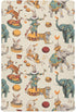 Pigsaly Crib Sheets Elephants Rabbits Tiger Vintage Circus Baby Sheet for Standard Crib
