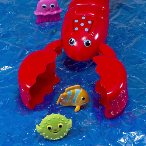 Melissa & Doug Sunny Patch Louie Lobster Claw Catcher, Grab-and-Squeeze Pool Toy for Ages 5+
