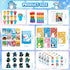Set Frozen (24Set BenLouis Winter Party Favors Holiday Themed Coloring Book Classroom Gift Prizes Bulk for Students