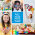 PLUS PLUS 240 Piece Interlocking Building Blocks for Kids, Open Ended Connecting Toys, STEM Mini Manipulatives