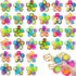 FODYNE 50Pcs Pop its Fidget Spinners for Kids, Fidgets Toys Bulk for Adults,