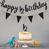 Boao Pre-Strung Half Birthday Decorations Set, 6 Months Happy 1/2 Birthday Banner, Cake Topper for Baby Shower