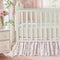 Brandream French Country Toile Cotton Crib Skirt Toddler Bedskirt Dust Ruffle Baby