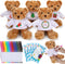 Blueweenly 20 Pcs Graduation Make Your Own Stuffed Animal Teddy Bear Kit Including