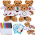 Blueweenly 20 Pcs Graduation Make Your Own Stuffed Animal Teddy Bear Kit Including