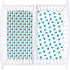 2 Pack Crib Sheets Fitted, Crib Sheet Fits for Standard Crib Mattress, Toddler Sheets for Baby Boys & Girl