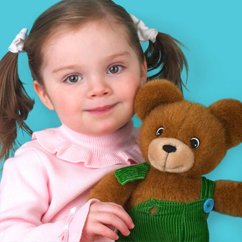 YOTTOY Corduroy Bear Collection, Soft Stuffed Animal Plush Toy, 13”