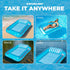 SWIMLINE 71" Swimming Suntan Tub, Classic Inflatable Tanning Lounge Float with Adjustable Pillow, Long - Outdoor