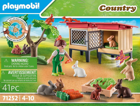 Playmobil Rabbit Hutch Playset for Kids
