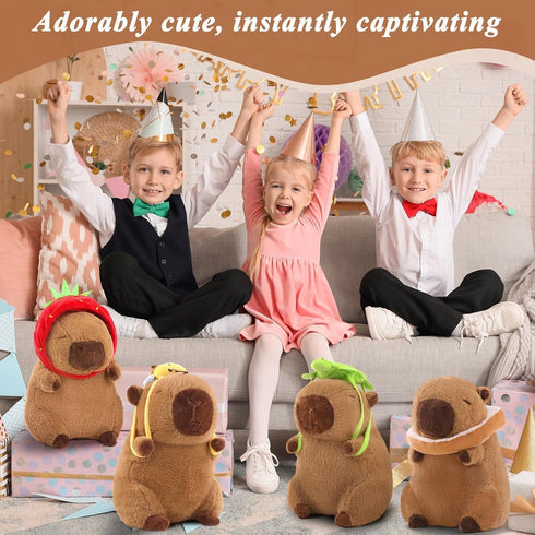 9 Inch Cute Capybara Plush,Capybara Stuffed Animal,Capibaras Peluches Kawaii Fluffy Soft Plush for Teens Birthday Gift