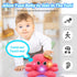 JoyyiKinddy 2-6 Tummy Musical Octopus Baby Toy - Crawling & Rotating Octopus Toy with Recording, Light-Up Voice