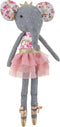 Stephen Joseph Tiny Dancers Stuffed Doll, Elsie Elephant for Child or Toddler, Toy Room Decor