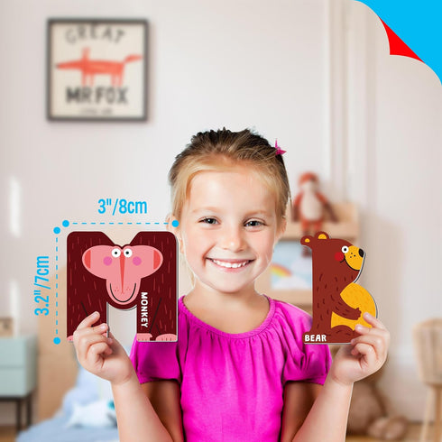 Magnetic Uppercase Letters, 26 Pieces Educational Letter Magnets for Kids Learning Tool