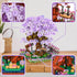 Cherry Blossom Bonsai Tree Mini Building Set, Japanese Sakura Tree House Model for Adults and Kids (2200PCS)
