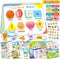 Montessori Busy Book for Toddlers 3-5, Kids Preschool Learning Book with 36 Themes, Educational Gifts