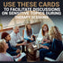 200 Briston Overcome Addiction Recovery Flash Cards Therapy Question Cards for Group Counseling, Sobriety, and Mental