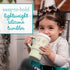 1st Infantino My Tumbler, Silicone Sippy Cup with Straw & Handle, Spill-Resistant Baby Cup for On-the-Go, BPA-Free