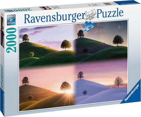 Ravensburger Puzzle 17443, Atmospheric Trees and Mountains 2000 Pieces Puzzle for Adults and Children
