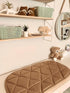 Tummy 16x30 Quilted Padded Vegan Leather Portable Changing pad Mat | Play mat Baby Toddler Infant by Uniklook | Baby