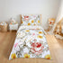 Set 4 Sets, Set Toddler Bedding for Girls, Piece Toddler Comforter Bed Ultra Soft Breathable Vintage Crib Bedding