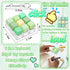 ILHSTY 9-in-1 (5 Keyboard Fidget Toy Clicker Fidget Keychain, Stress Relief Desk Toys Decompression Button Keyboard