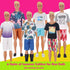 EuTengHao 78Pcs Doll Clothes and Accessories for 11.5 Inch Girl Doll and 12 Inch Boy Doll includes 28 Wear Clothes Shoes and Lovers Outfit Sky Wheel Surfboard Hat for Summer Style Doll Accessories