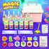 PULASIDO 12 &12 4 5 6 7 3+(Blue) Magic Water Toy Elf Kit,Aqua Fairy Water Gel Kit Magic Gels Molds Make Your Own Water