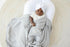 Set) LEYL&ARI Muslin Swaddle Blanket | Receiving Blankets for Baby Boy Girl | Under The Sea Friends (Grey