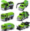Oriate Mini Die-cast Car Model Set 1:64, Educational Sewage Suction Cleaning Car, Garbage Trucks & Toy Cars for 3+