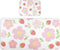 SyXIOP Cute Pink-Flowered Strawberries Cooling Baby Waterproof Crib Mattress Cover 28" x 52"