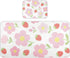 SyXIOP Cute Pink-Flowered Strawberries Cooling Baby Waterproof Crib Mattress Cover 28" x 52"