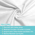 American Baby Company Fitted Bassinet Sheet, 15" x 33", 100% Natural Cotton Jersey Knit, White, Pack of 2