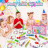 24 Pack 4-8 leitait Bracelet Wands,Charm Bracelet Jewelry Making Kit,Arts Crafts for Kids,Unicorn Party Favors