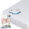 SafeRest Waterproof Crib Size Mattress Protector - Fitted with Stretchable Pockets -
