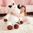 IKASA Giant Cow Stuffed Animal - 30 Inches Big Cow Plush Toy