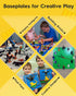2 Pack 10" 10" Pokiiulk Classic Baseplates Building Plates, x Building Bases Compatible with All Major Brands, Classic