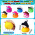 Sratte 140 Pcs Rubber Mini Duck Bulk, Halloween Rubber Ducks for Car Decor, Bath Toy, Little Duck, Sunglasses,