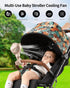 2000 Operated,3 Speed,360-Degree GOTOTO Baby Stroller Fan, Rechargeable Portable Fan with mAh Battery Wind