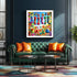 500 20x20 Inch MINIWAN Piece Jigsaw Puzzles for Adults - Funny Parrot & Rainbow Socks Garden Design, Large Piece Unique