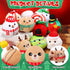 Aoriher 12 Pcs Christmas Plush Ornaments, 3.15 Inch Plush Doll Toy for Xmas Party Favor Gifts
