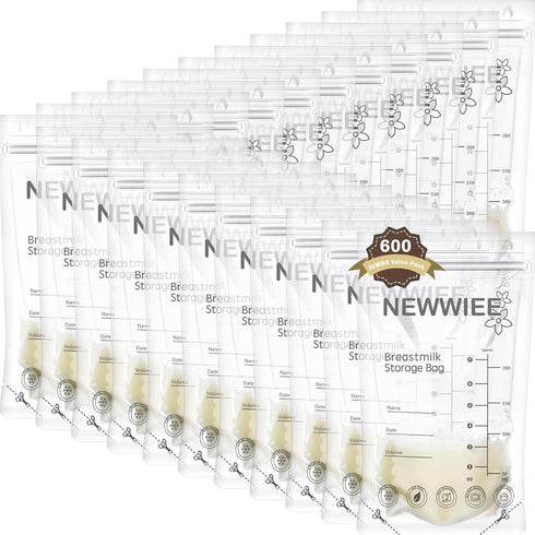 600 Count Breastmilk Storage Bags 7oz Breast Milk Bags for Breastfeeding Self