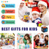 2 in 1 Kids Fidget Toy Magic Cube with Colorful Planet Pattern for Boys & Girls Solar System