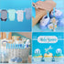 48 24 24 Tondiamo Pieces Baby Pacifiers Party Favors with Plastic Pacifiers and Mini Clothes Pins Transparent Baby