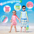 EULRGAUS 6 2 2 2 Beach Toys, PCS Sand Sifter for The Beach, Sand Toys with Collapsible Sand Sifters Sieve, Beach