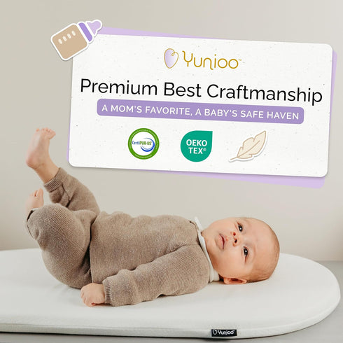 29 15 Yunioo Foldable Baby Changing Pad x - Waterproof & Ultra Soft Mattress for Diaper Changing Station - Portable